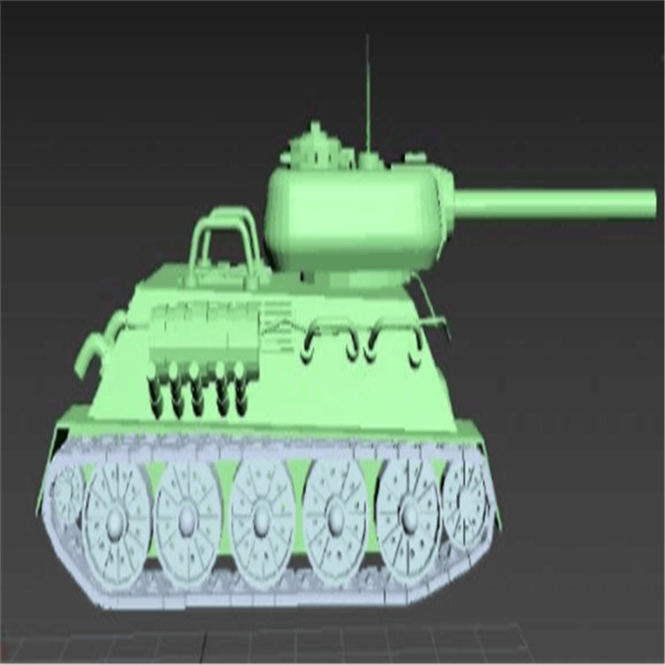 香洲充气军用坦克模型